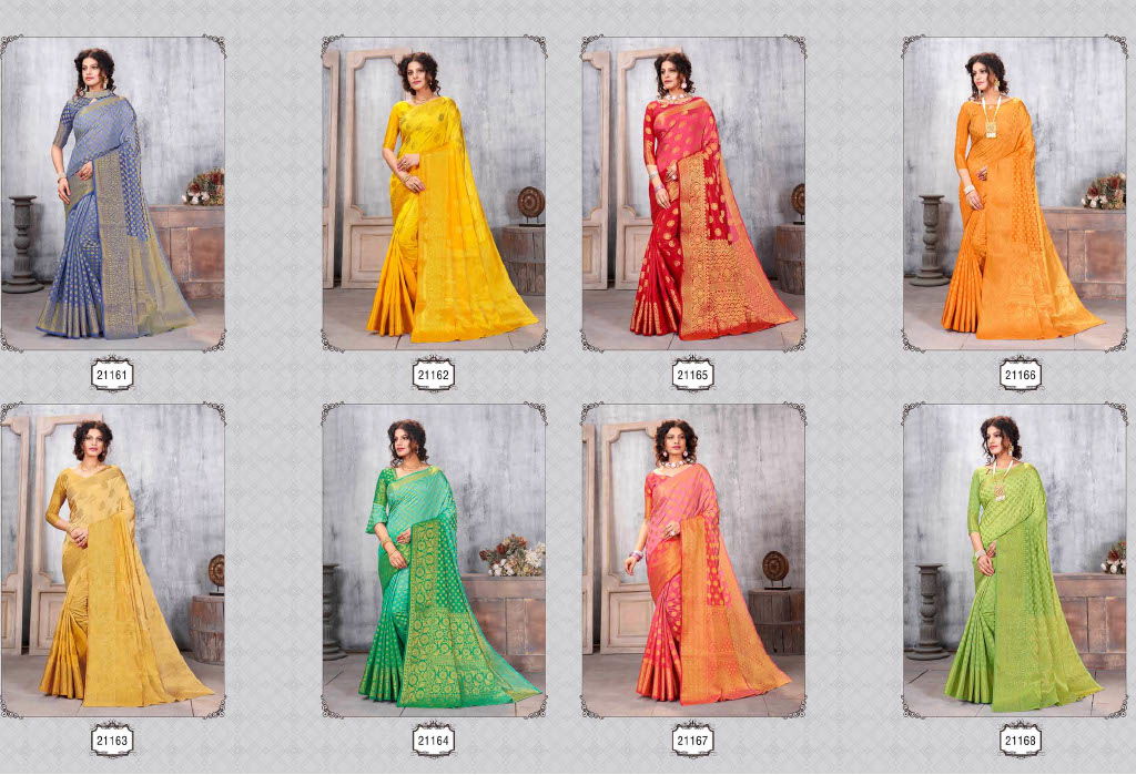 Rati Gajgamini Latest Fancy Designer Stylish Festive Wear Fancy Silk Saree Collection
